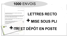 1000 mailings recto